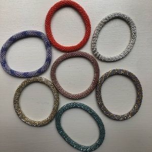 7 fashion bracelets bundle